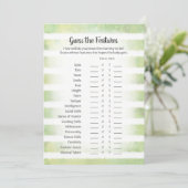 Tan Bunny Green raadt de Kaart van het spel (Staand voorkant)