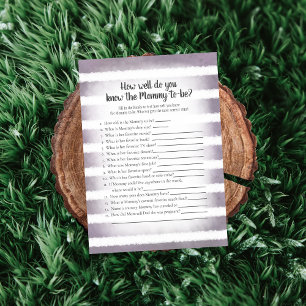 Tan Bunny Paars die mama het beste schoenenspel ke Kaart