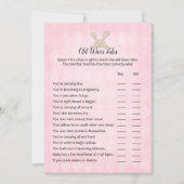 Tan Bunny Pink Argyle Old Wives Kaart (Voorkant)