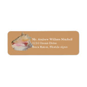 Tan Conch Shell Etiket (Voorkant)