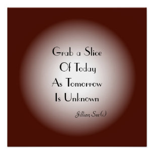 Tan Cream met Moon Effect> Citeert Poster Perfect Poster