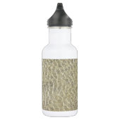 Tan Crocodile Leather Pattern Waterfles (Rechts)