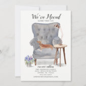 Tan Dachshund | Faire-part de déplacement (Devant)