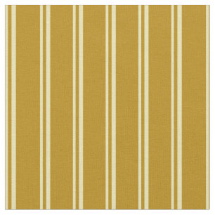 Tan & Dark Goldenrod Pattern Stof