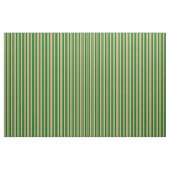 Tan & Dark Green Lines Pattern Stof (Fat Quarter)