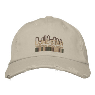 Tan Distressed Logo Casquette