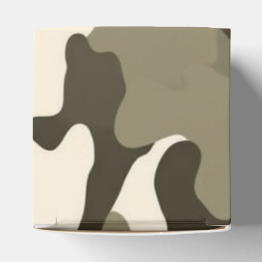 Tan en Brown Army Style Mission Compleet Bedankdoosjes (Bovenkant)