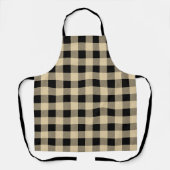  tan en zwarte buffelplaat schort (Voorkant)