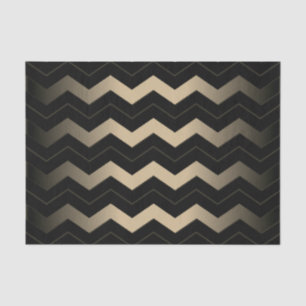 Tan en zwarte zigzag tissuepapier