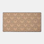 Tan et Black Love Coeurs et motif Pois (Recto)