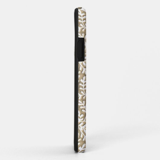 Tan et coque iphone blanc (Dos/Droite)