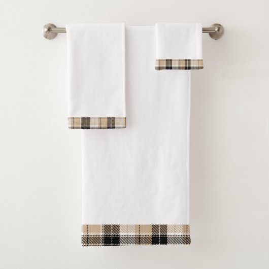 Tan et plaid noir (En situation)