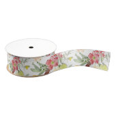  Tan Floral Grosgrain Lint (Spoel)