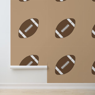 Tan Football Wallpaper Behang