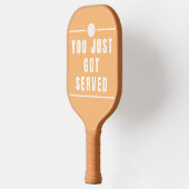 Tan Fun Tekst Slogan Pickleball Paddle (Links)