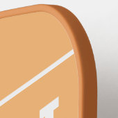 Tan Fun Tekst Slogan Pickleball Paddle (Links Detail)