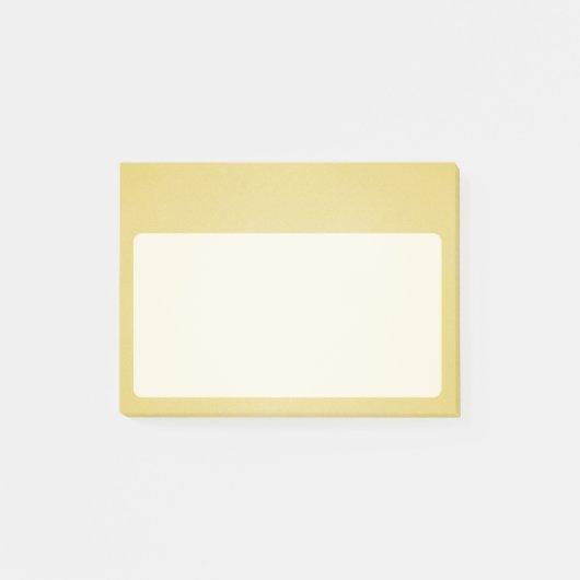 Tan Grainy Texture Kijk Post-it® Notes (Voorkant)