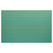 Tan, Green, Dark Oranje en Dark Cyan Lines Stof (Yard (91,4 cm))