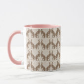 Tan Greyhound Coffee Mug (Gauche)