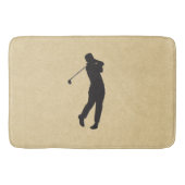 Tan Leather Golf Bath Mat (Voorkant)