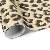 Tan Leopard Print Cadeaupapier (Rol Hoek)