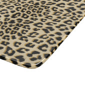 Tan Leopard Print Snijplank (Hoek)