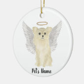Tan Long Hazard Chihuahua Sympathie Memorial Keramisch Ornament (Links)