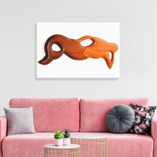 tan look-out-zeemeermin canvas afdruk (Insitu (Woonkamer))