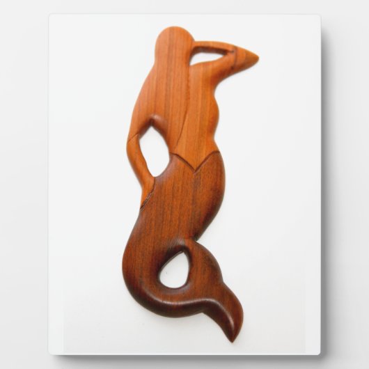 tan look-out-zeemeermin fotoplaat (Voorkant)