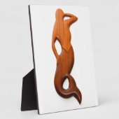 tan look-out-zeemeermin fotoplaat (Zijkant)