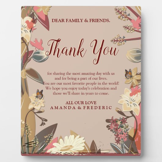 Tan - Marsala Wijn en draai van roze huiden Fotoplaat (Voorkant)