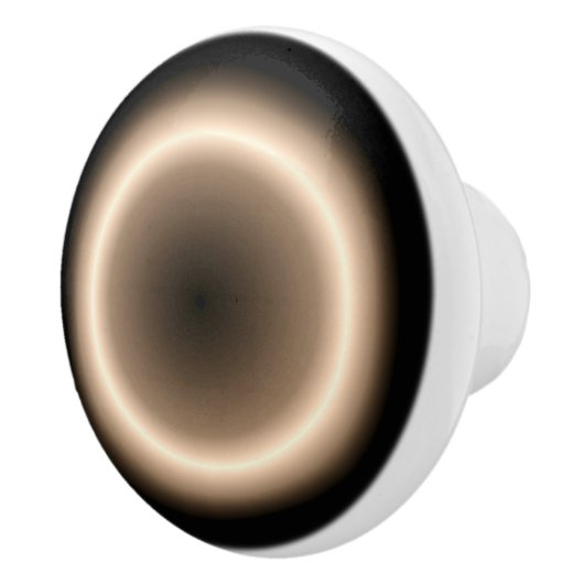 Tan met Bright Halo Moon Effect Ceramic Pull Keramische Knop (Rechts)
