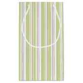 TAN MET TEDDYBEER MET GROENE BOOG STROPDAS & STREP KLEIN CADEAUZAKJE (Achterkant)