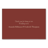 Tan moderne - Bandes toniques Marsala-vin Cartes d (Dos)