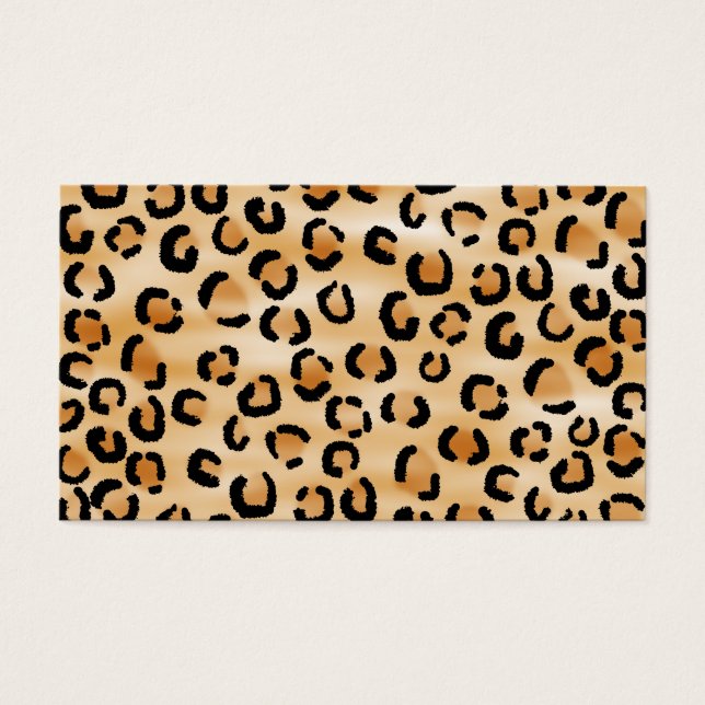 Tan, noir et Motif Empreinte de léopard Brown. (Devant)