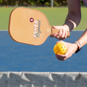Tan Paddle met moderne naam Retro