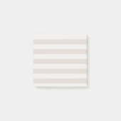 Tan Pastel Tripe Post-It Notes (Devant)