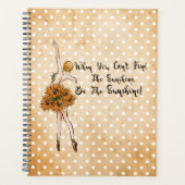 Tan Polka Dot, Sunflower Ballet Dancer Inspiration (Devant)