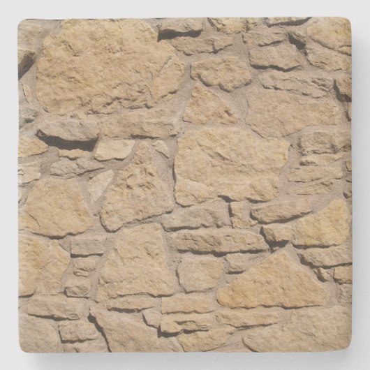 Tan Rock Wall Texture, Square onderzetter (Voorkant)