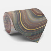 Tan & roze marmeren Mannen stropdassen (Opgerold)