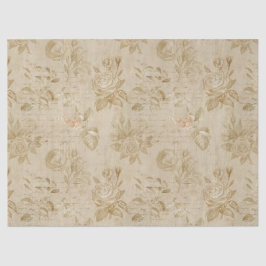 Tan-Rozen en ontkoppeling schrijven Tissuepapier (Voorkant)