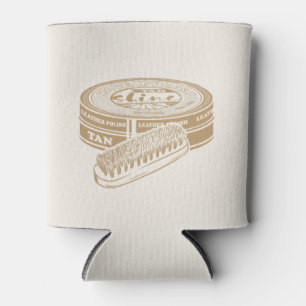 Tan shoepolish tin pop kunst blikjeskoeler