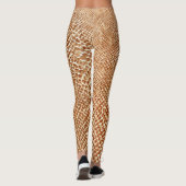 Tan Snake Leggings (Achterkant)