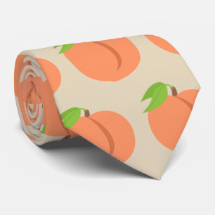 Tan Southern Peach Emoji Stropdas 2