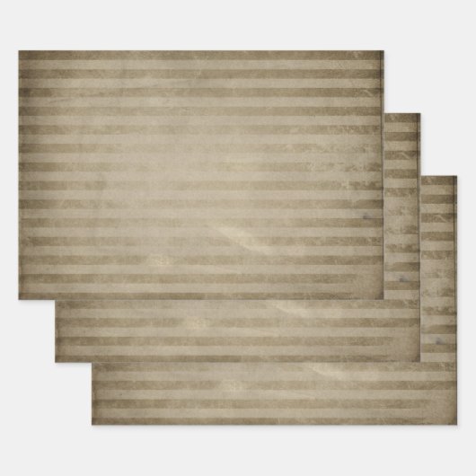Tan-strepen met drukweerstand inpakpapier vel (Set)