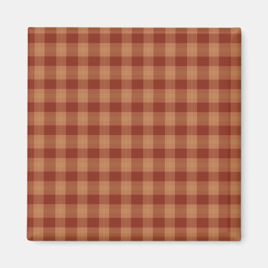 Tan Tartan Magnet (Devant)
