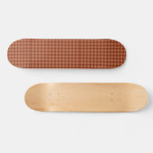 Tan Tartan Skateboard (Horz)
