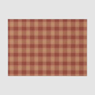 Tan Tartan Tissue Paper Tissuepapier