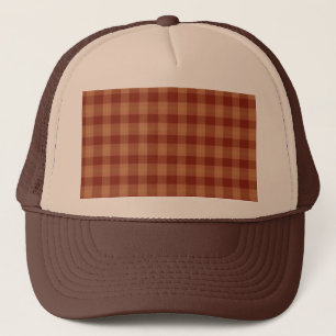 Tan Tartan Trucker Hat Pet