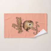 Tan Tiny Gentle Sketch Bad Handdoek (Handdoek)